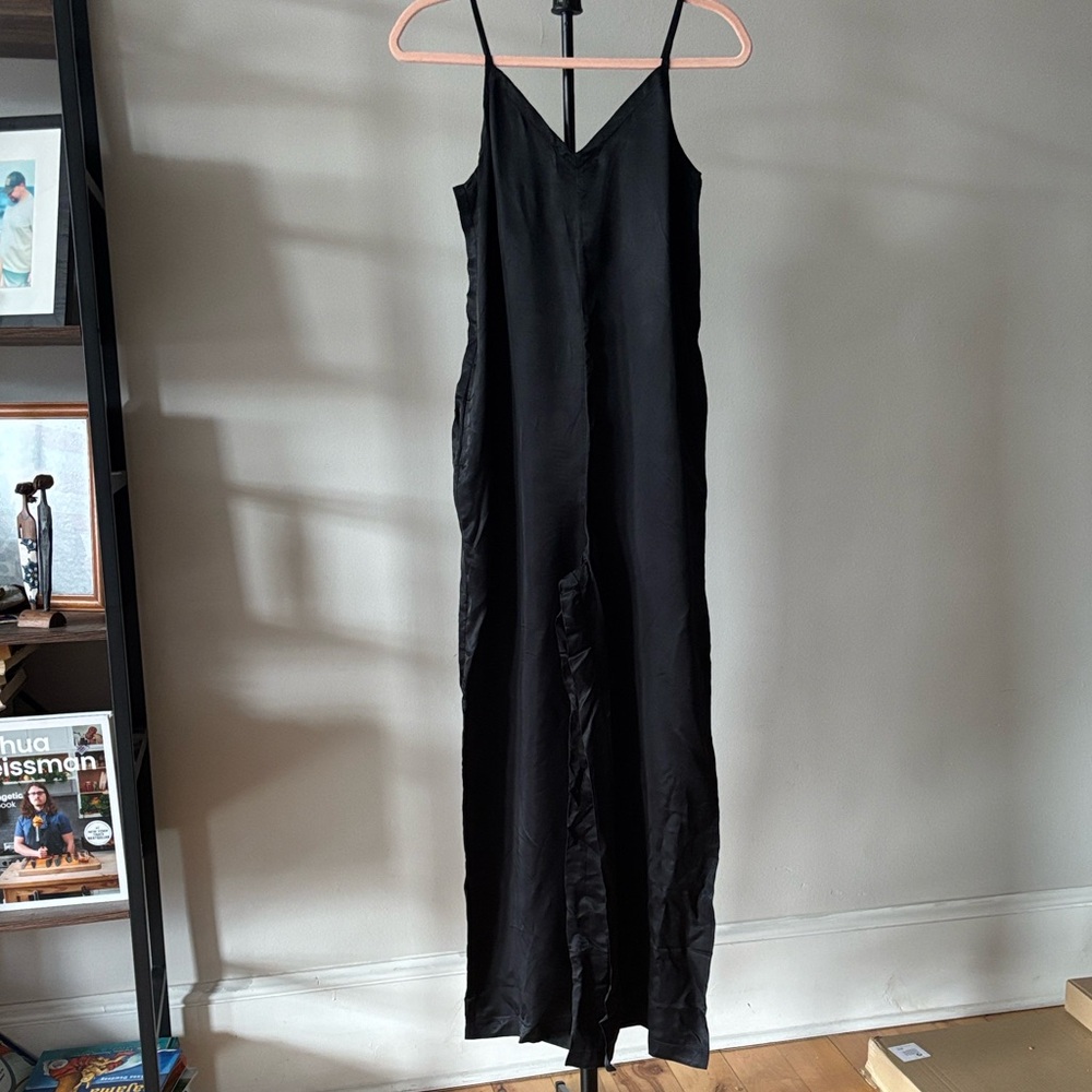 Athleta Black Wide Legs Cool Romper - Picture 8 of 10